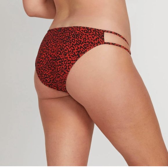 NWT Volcom On The Spot Cut Out Hipster Swim Bottom - Picture 2 of 4